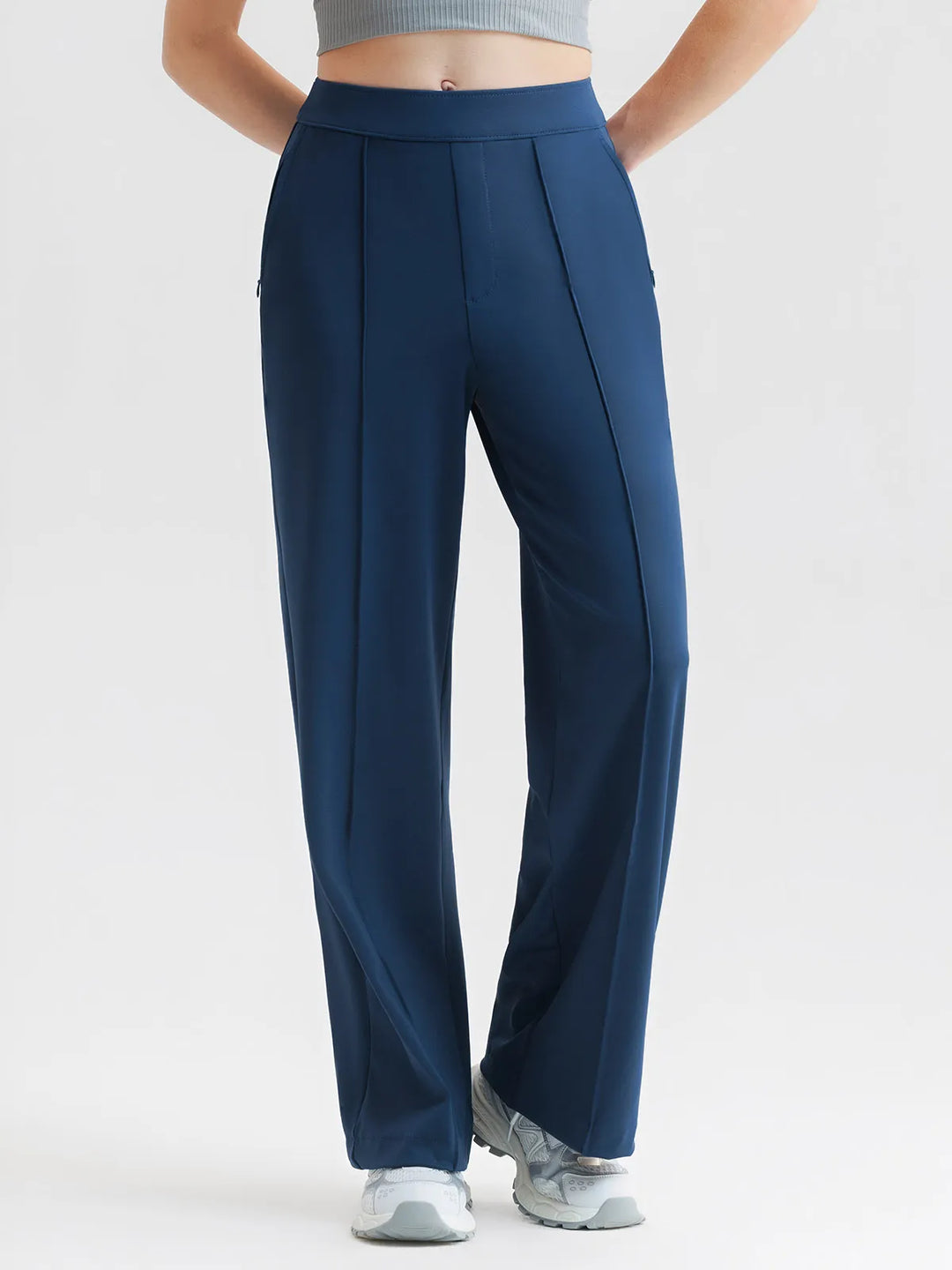 Popilush® Shapewear High-Waisted Tummy Control Wide Leg Pants(draft)