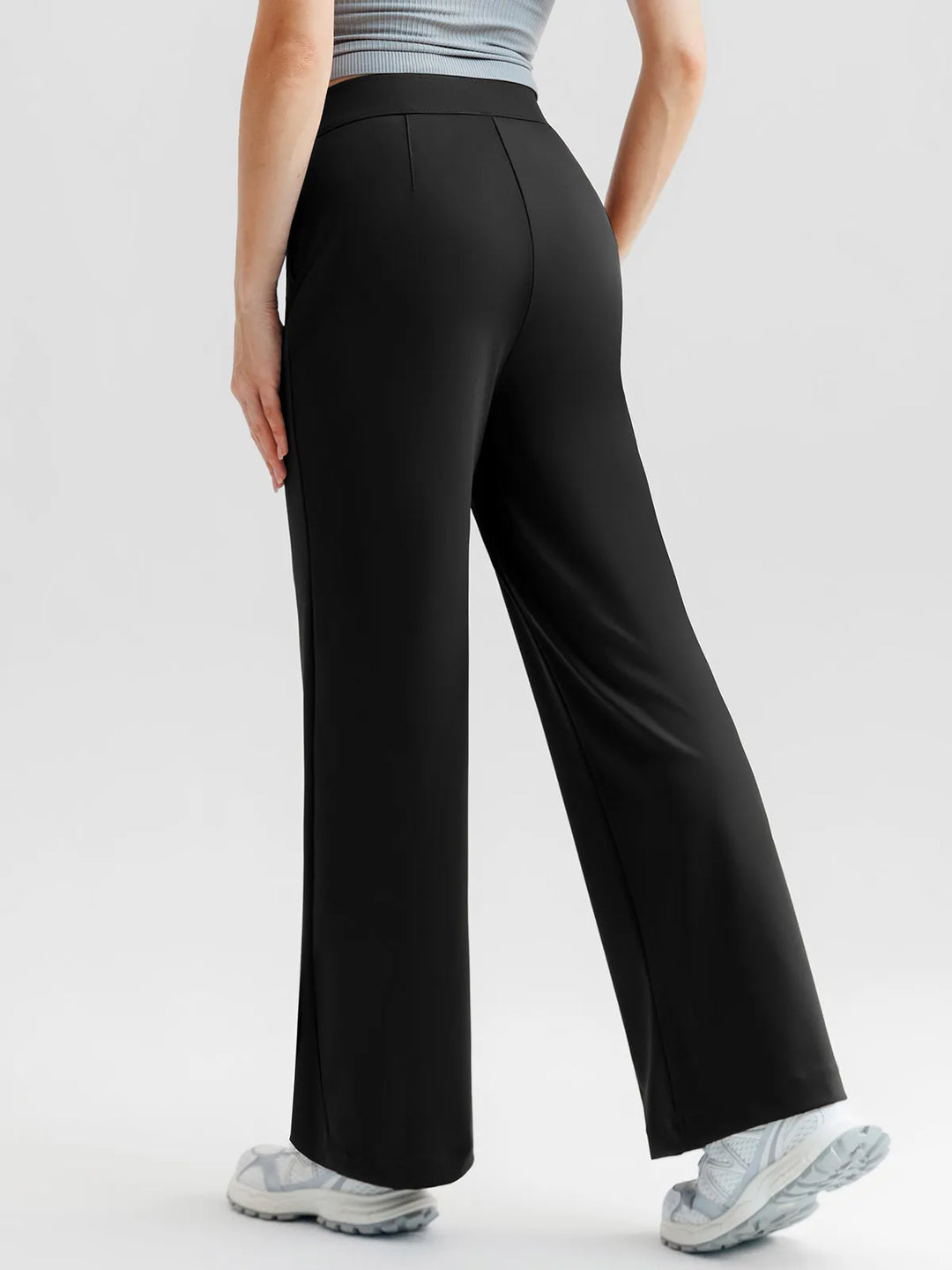 Popilush® Shapewear High-Waisted Tummy Control Wide Leg Pants(draft)