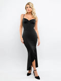 Popilush® Slip Bodycon Party Cocktail Evening Gown Black / XS Shapewear Hourglass Corset Mermaid Maxi Dress