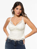 Popilush® White / XS Shapewear Lace Contouring Camisole