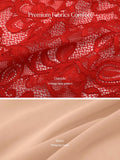 Popilush® Shapewear Lace Corset A-Line Maxi Dress