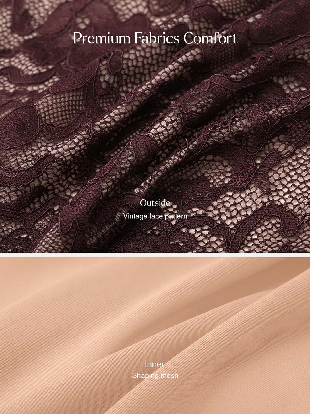 Popilush® Shapewear Lace Corset A-Line Maxi Dress