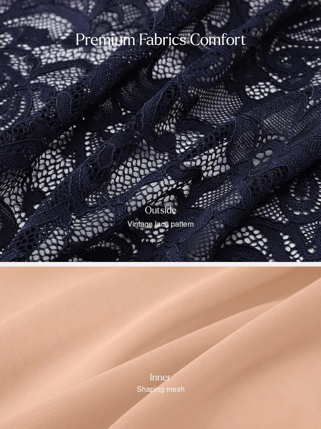 Popilush® Shapewear Lace Corset A-Line Maxi Dress