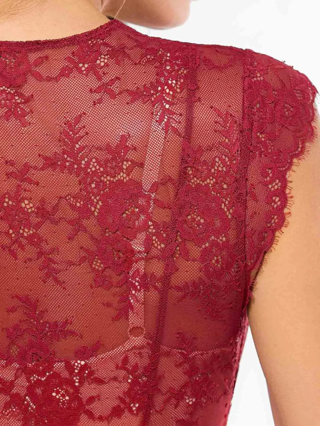 Popilush® Shapewear Lace Fantasy Mini & Maxi Sculpting Dress Set