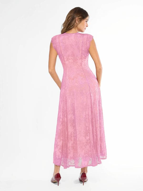 Popilush® Shapewear Lace Fantasy Mini & Maxi Sculpting Dress Set