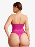 Popilush® Shapewear Lace-Up Corset Bodysuit with Removable Straps