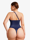 Popilush® Shapewear Lace-Up Corset Bodysuit with Removable Straps
