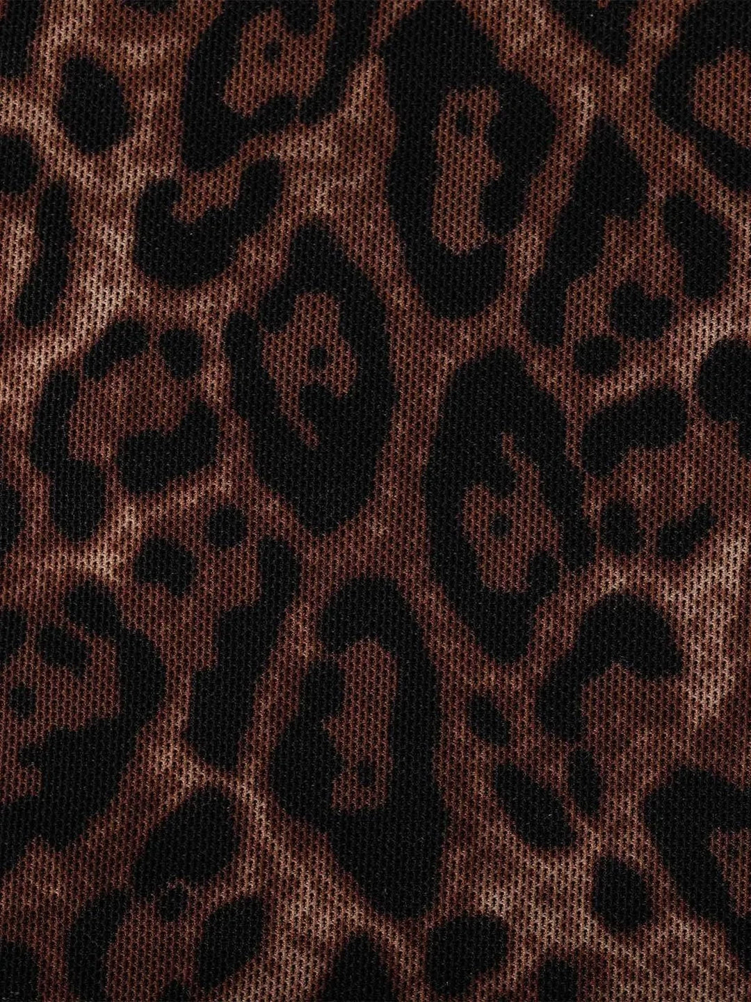 Popilush® Shapewear Leopard Cowl Neck Ruched Sculpting Maxi Dress