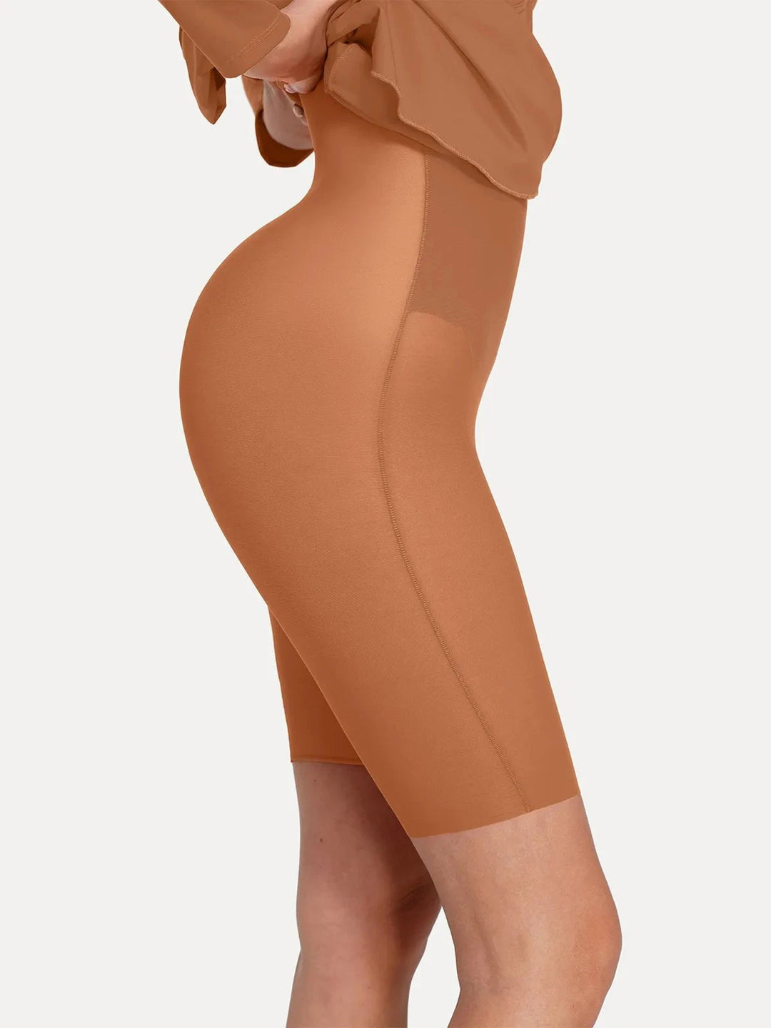 Popilush® Sculpting Formal Party Bodycon Winter Cocktail Gown Shapewear Long Sleeve Lace Trim Sculpting Mermaid Maxi Dress