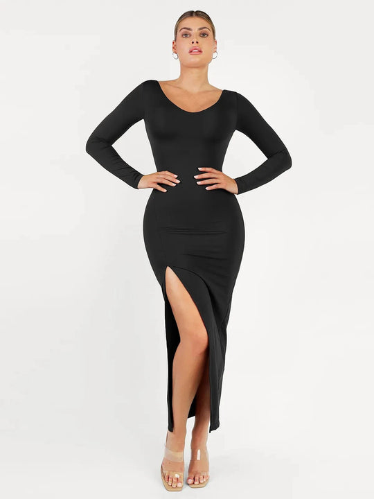 Long Sleeve Shapewear Dresses | Effortless All-in-One Style Popilush Long Sleeve Shapewear Dresses | Effortless All-in-One Style Popilush