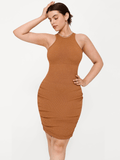 Popilush® Shapewear Metallic Seamless Sculpting Dress