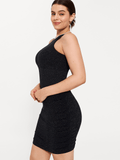 Popilush® Shapewear Metallic Seamless Sculpting Dress