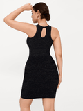 Popilush® Shapewear Metallic Seamless Sculpting Dress