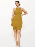 Popilush® Shapewear Metallic Seamless Sculpting Dress