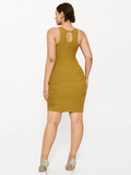 Popilush® Shapewear Metallic Seamless Sculpting Dress
