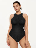 Popilush® Shapewear Metallic Seamless Tummy-Control Bodysuit