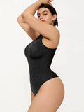 Popilush® Shapewear Metallic Seamless Tummy-Control Bodysuit