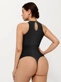 Popilush® Shapewear Metallic Seamless Tummy-Control Bodysuit