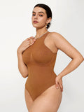 Popilush® Shapewear Metallic Seamless Tummy-Control Bodysuit