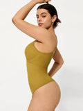 Popilush® Shapewear Metallic Seamless Tummy-Control Bodysuit