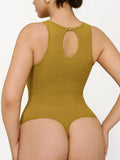 Popilush® Shapewear Metallic Seamless Tummy-Control Bodysuit