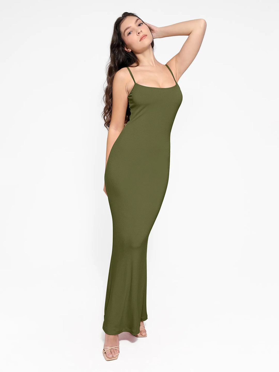 Popilush® Bodycon Party Cocktail Loungewear Shapewear Modal Slimming Comfort Maxi Slip Dress