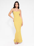 Popilush® Bodycon Party Cocktail Loungewear Butter Yellow / XS Shapewear Modal Slimming Maxi Slip Dress