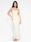 Popilush® Bodycon Party Cocktail Loungewear White / XXL Shapewear Modal Slimming Maxi Slip Dress