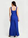 Popilush® Shapewear Modal Twist Wrap Tummy Control Maxi Dress