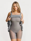 Popilush® Shapewear Modal Twist Wrap Tummy Control Maxi Dress