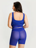 Popilush® Shapewear Modal Twist Wrap Tummy Control Maxi Dress