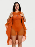 Popilush® Shapewear Paisley A-Line Maxi Dress