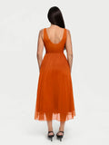 Popilush® Shapewear Paisley A-Line Maxi Dress