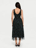 Popilush® Shapewear Paisley A-Line Maxi Dress