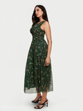 Popilush® Shapewear Paisley A-Line Maxi Dress