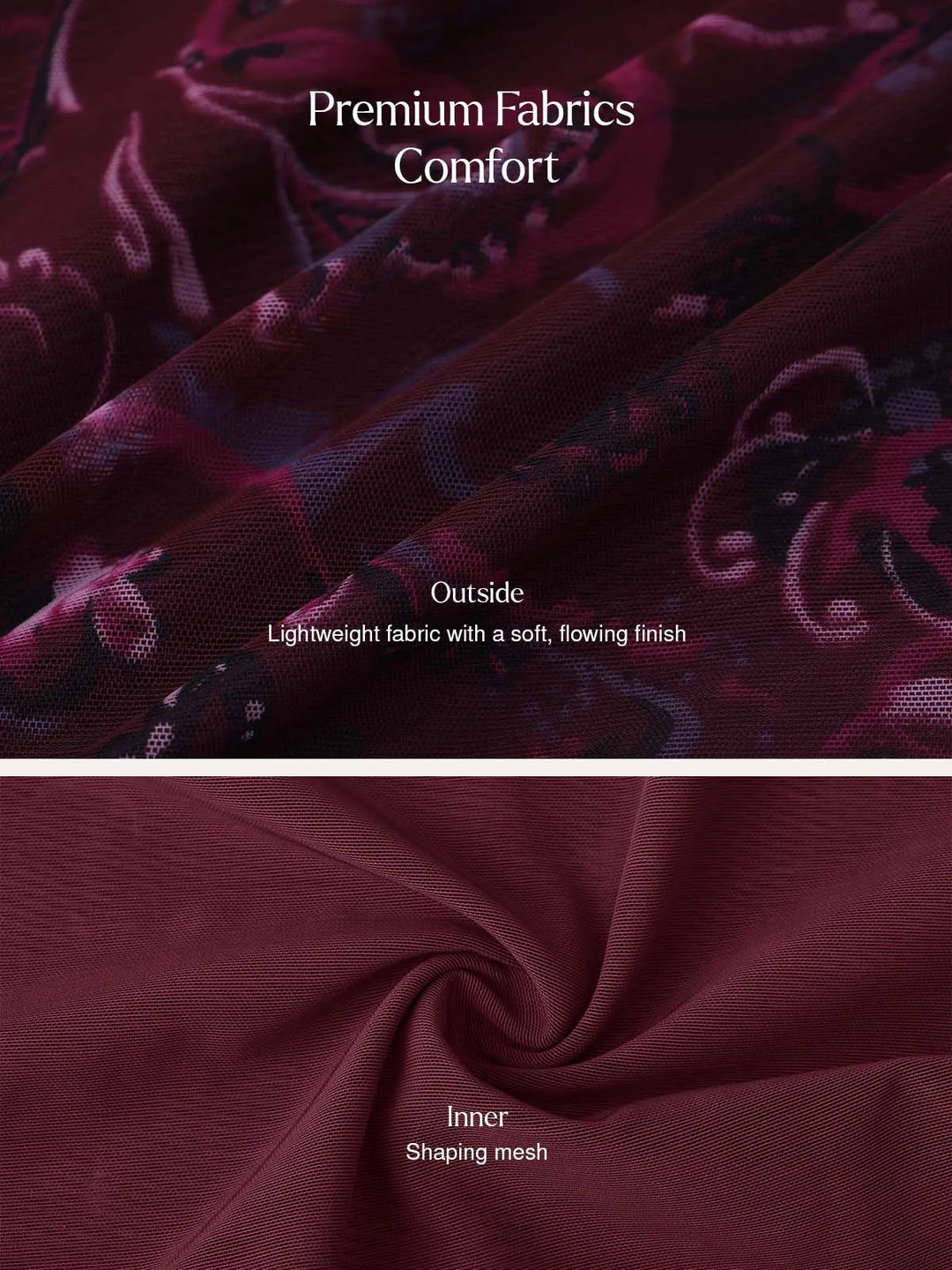 Popilush® Shapewear Paisley A-Line Maxi Dress