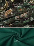 Popilush® Shapewear Paisley A-Line Maxi Dress