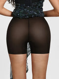 Popilush® Shapewear Paisley High Waist A-Line Maxi Skirt