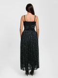 Popilush® Shapewear Paisley Sculpting Corset Top or High Waist A-Line Maxi Skirt