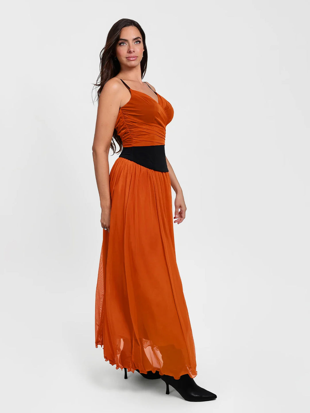 Popilush® Shapewear Paisley Sculpting Corset Top or High Waist A-Line Maxi Skirt