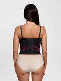 Popilush® Shapewear Paisley V Neck Mesh Cami Corset Top