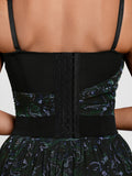 Popilush® Shapewear Paisley V Neck Mesh Cami Corset Top