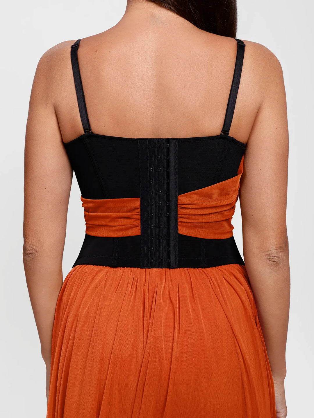 Popilush® Shapewear Paisley V Neck Mesh Cami Corset Top