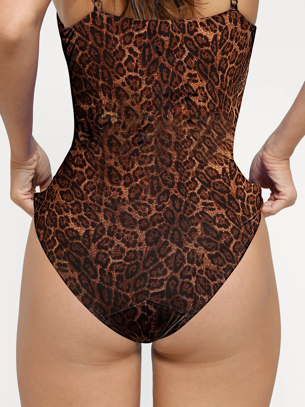 Popilush® Tummy Control Slimming Swimwear Shapewear Plunging V Slimming One-Piece Swimsuit