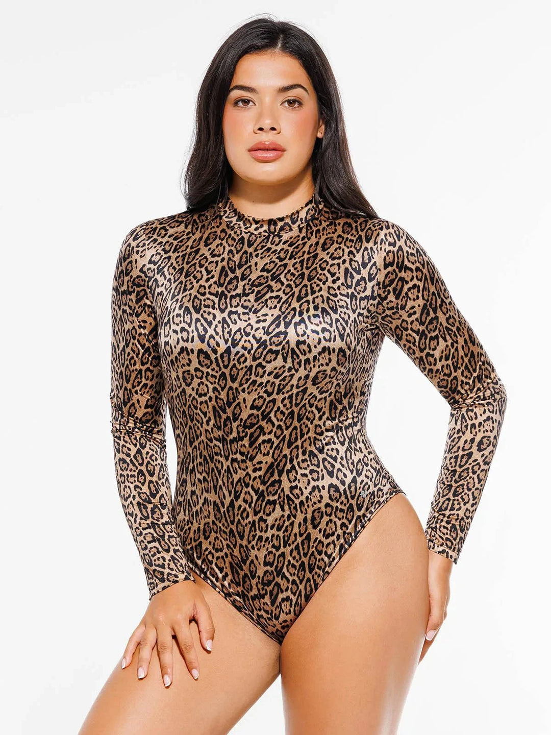 Popilush® Shapewear Printed High-Waist Tummy-Control Bodysuit