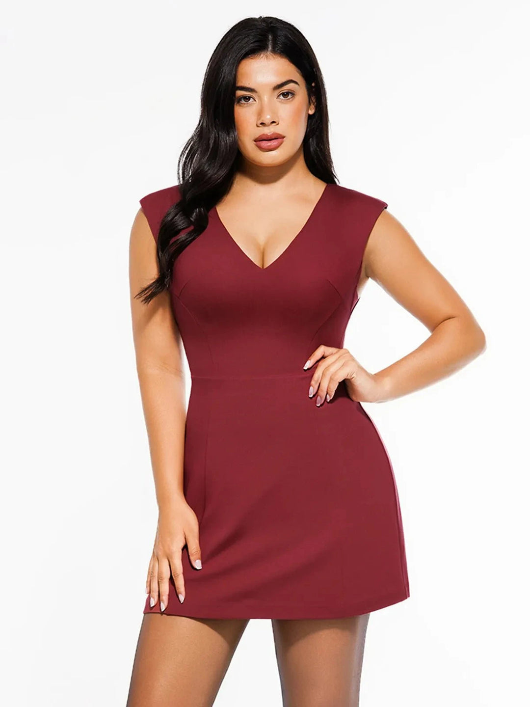 Popilush® Red / XS Shapewear Professional Convertible Mini Dress