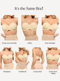 Popilush® Strapless Bra Shapewear Push-Up Bra