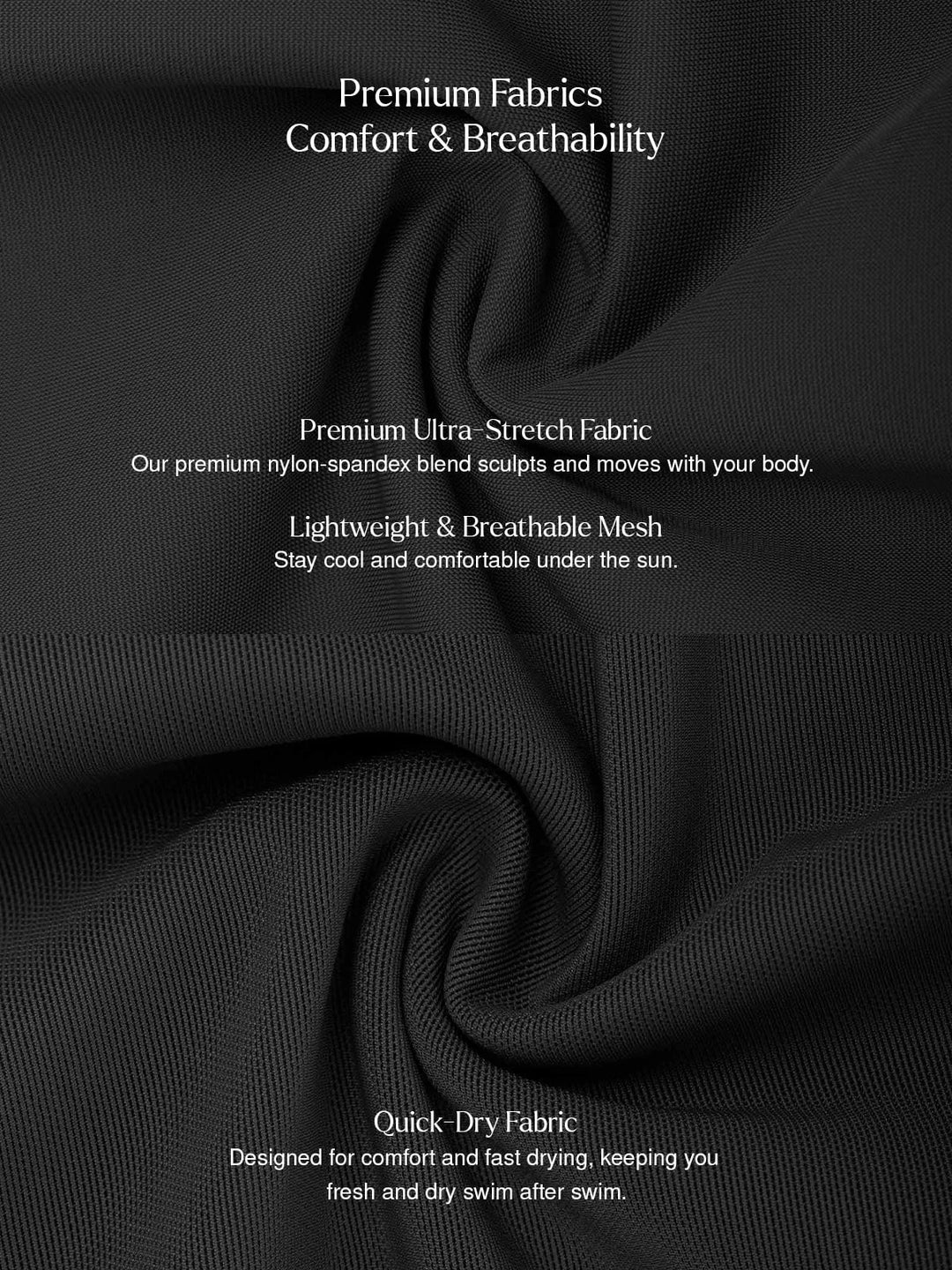 Popilush® Tummy Control One Piece Swim Dress Shapewear Ruched Convertible One-Piece Swimsuit