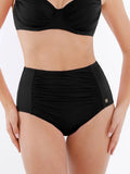 Popilush® Two-piece Swimsuit Black / XS Shapewear Ruched Tummy Control Bikini Brief