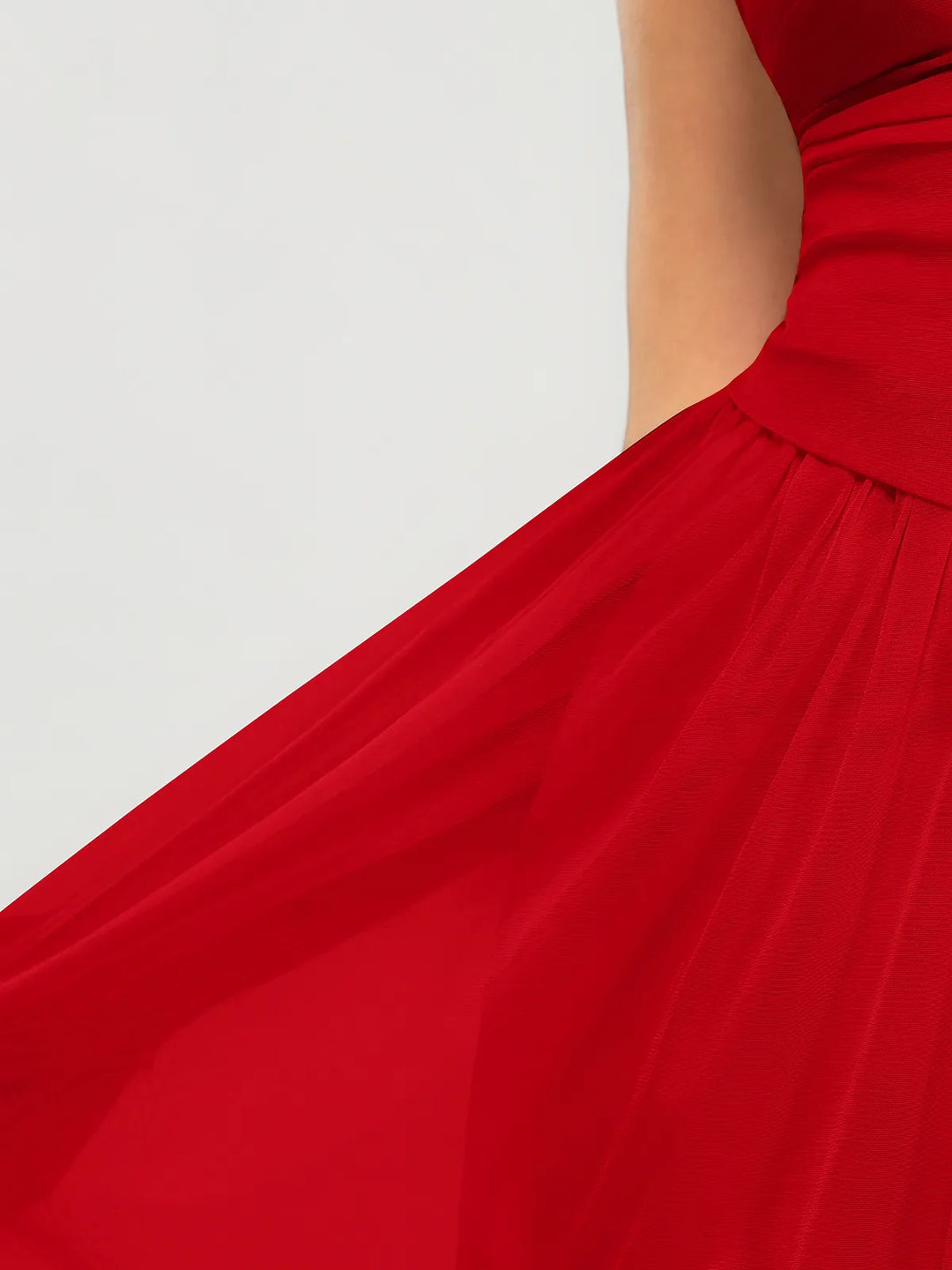 Popilush® Shapewear Satin Cowl Neck Draped Maxi Dress